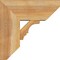 Ekena Millwork Balboa Slat Rough Sawn Bracket w/ Offset Brace, Western Red Cedar, 8"W x 18"D x 18"H BKT0806X18X18BOA06RWR - alternate 2